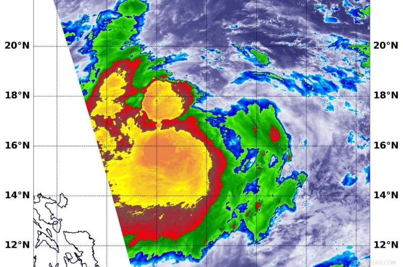 NASA s Terra Satellite Tracks the Development of Tropical Storm Maysak