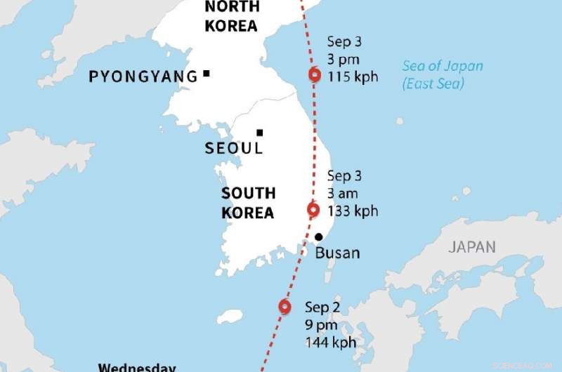 Typhoon Maysak Threatens Korean Peninsula; Both Koreas Issue High‑Alert Warnings