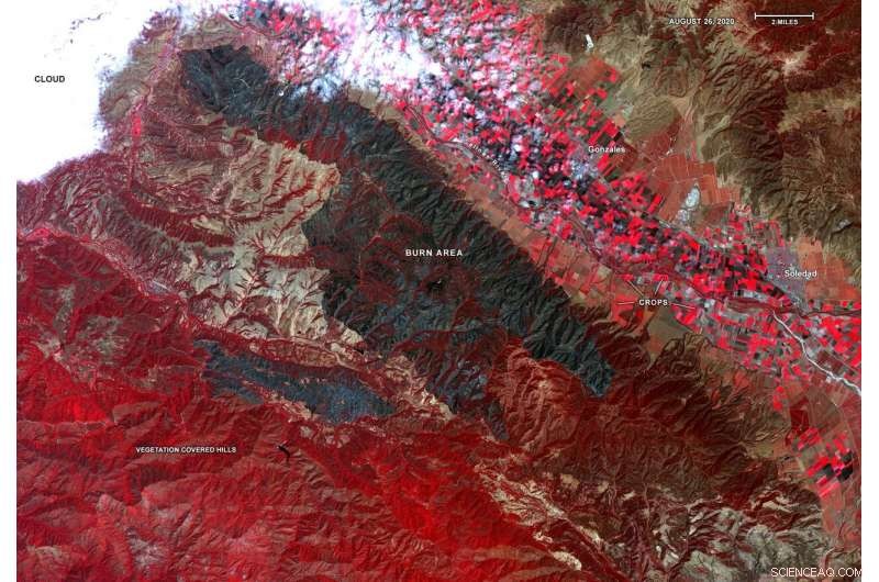 NASA Monitors California Wildfires from Space and Air