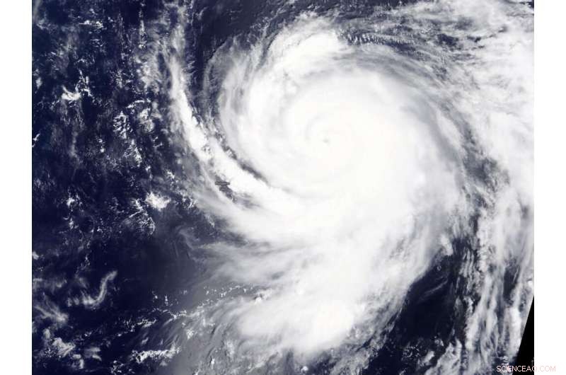 NASA s Terra Satellite Captures 10‑mile‑wide Eye of Typhoon Haishen
