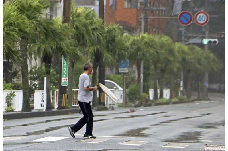 Typhoon Brings Heavy Rain and Strong Winds to Southern Japan