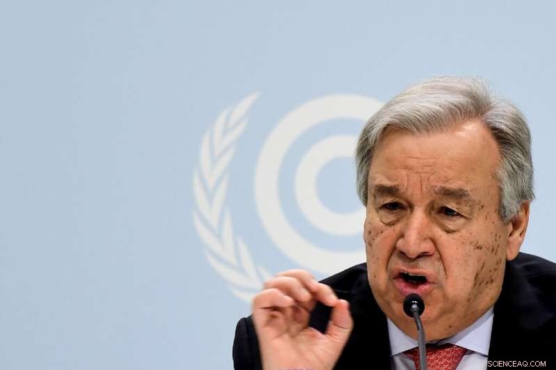 UN Secretary‑General Urges Global Cooperation on Climate or Face Doomed Future
