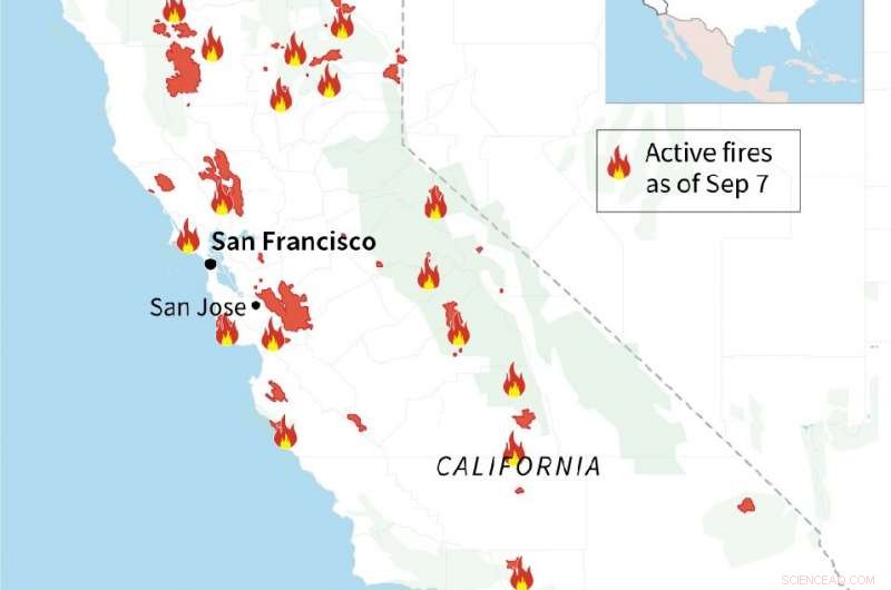 Heavy Smoke Impedes Rescue Efforts Amid California Wildfires That Burn Over 2 Million Acres