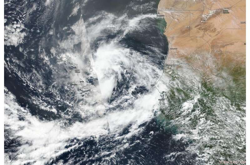 NASA‑NOAA Satellite Captures Tropical Storm Rene Impacting Cabo Verde Islands