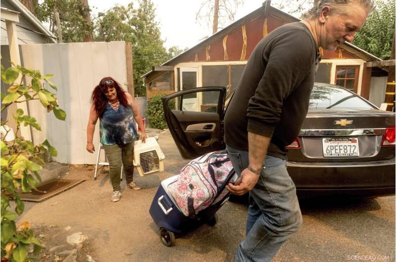 California Wildfires Prompt Helicopter Rescues and Power Shutoffs