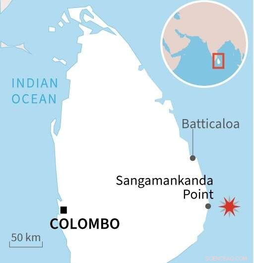 Sri Lanka Oil Tanker Fire Leaves 1 km Environmental Hazard