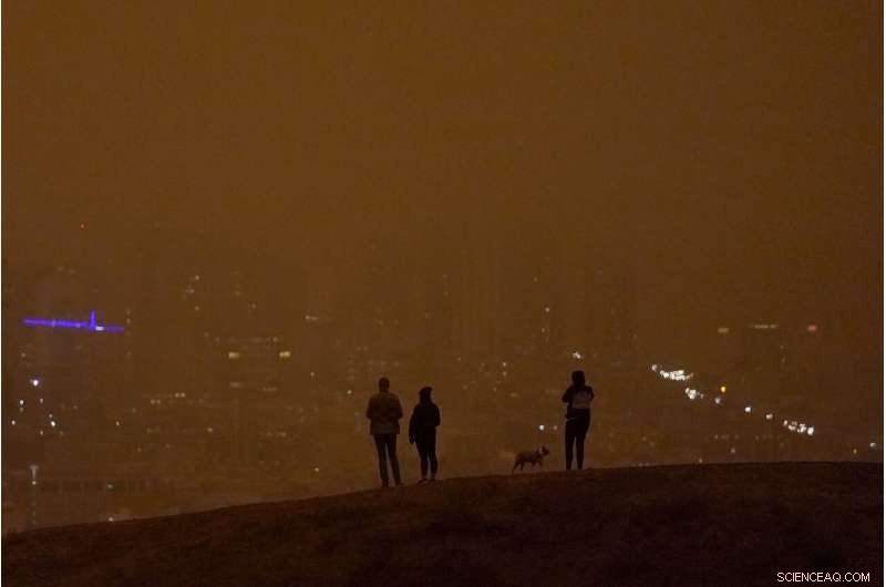 Massive Wildfire Smoke Clouds Blanket West Coast Skies