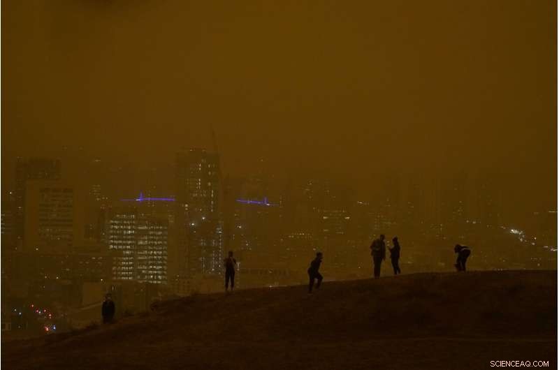 Massive Wildfire Smoke Clouds Blanket West Coast Skies