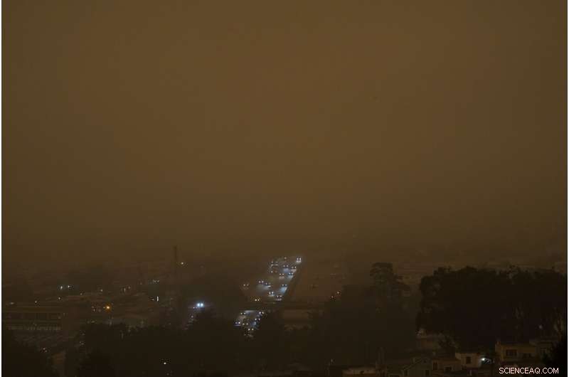 Massive Wildfire Smoke Clouds Blanket West Coast Skies