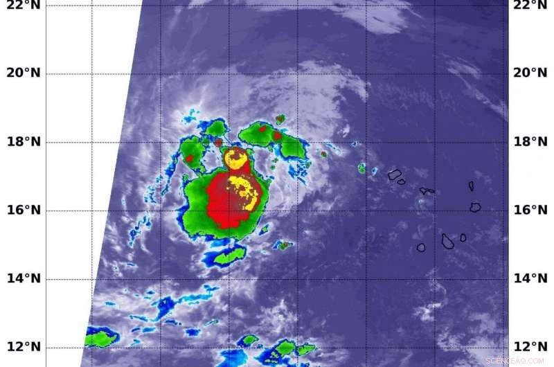NASA Infrared Images Reveal Fluctuating Intensity of Tropical Storm Renes