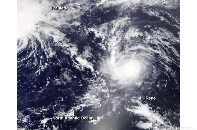 NASA Reports Reduced Wind Shear Impact on Tropical Storm Rene