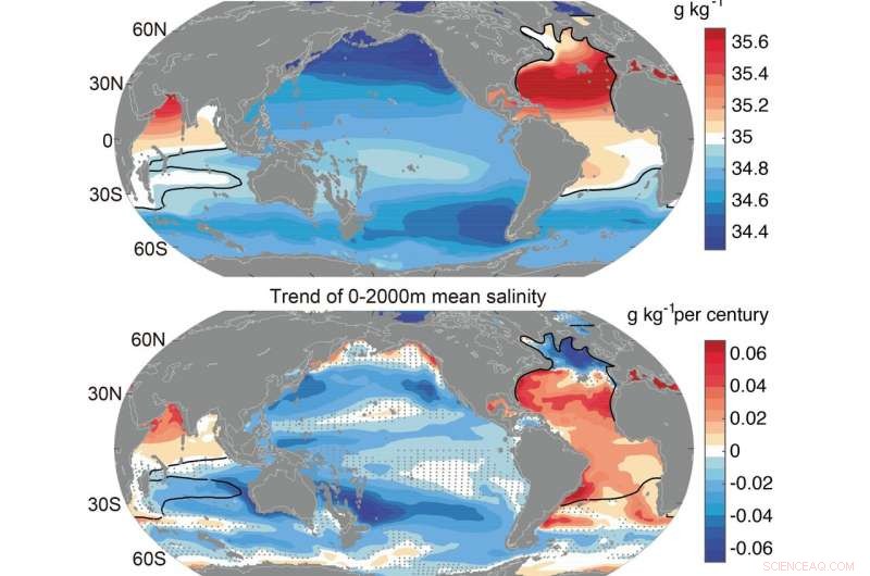 New Ocean Salinity Study Reveals Significant Amplification of the Global Water Cycle