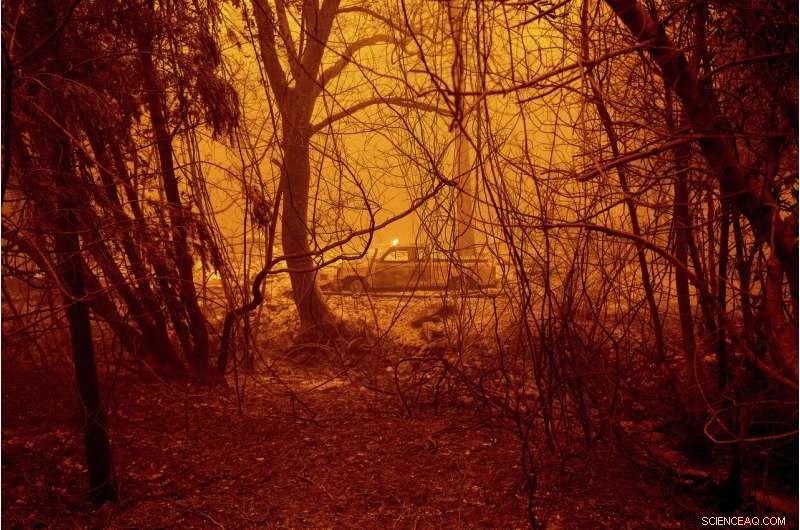 California Wildfire Rages, Expanding 25 Miles in 24 Hours