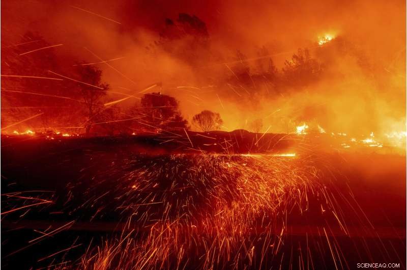 California Wildfire Rages, Expanding 25 Miles in 24 Hours