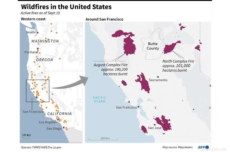 Western U.S. Wildfires Claim 16 Lives, Evacuate 500,000; Nationwide Firefighters Respond
