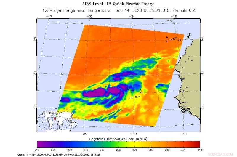 NASA Tracks Formation of Tropical Storm Vicky in the Eastern Atlantic