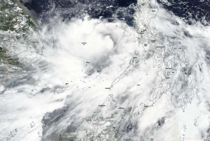 NASA Satellite Captures Tropical Storm Noul Intensifying Over the South China Sea