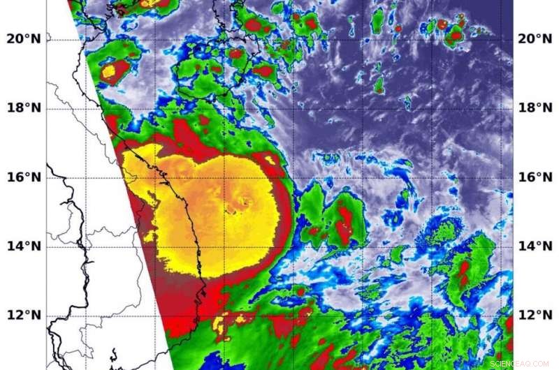 NASA Detects Powerful Thunderstorms in Tropical Storm Noul