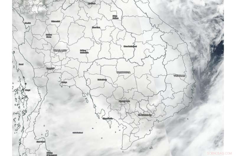 NASA‑NOAA’s Suomi NPP Satellite Tracks Dissipation of Tropical Storm Noul Over Laos