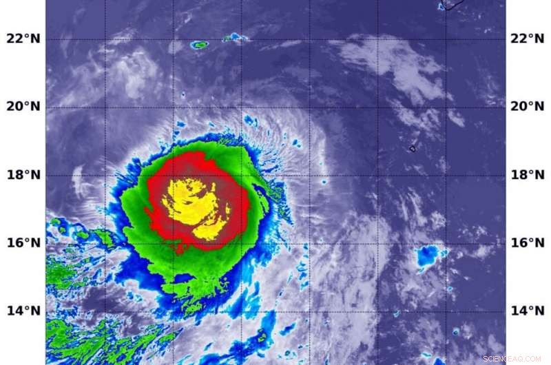 NASA Satellites Detect Extremely Cold Cloud Tops in Tropical Storm Lowell