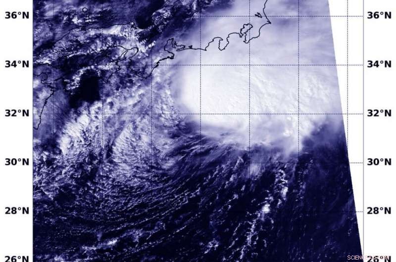 NASA Images Tropical Storm Dolphin Battling Wind Shear