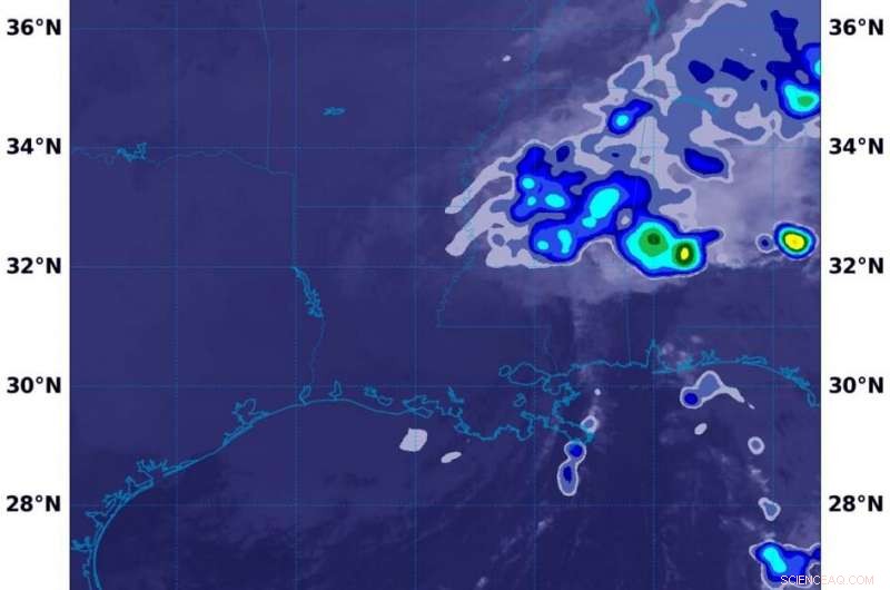 NASA Projects Heavy Beta Rainfall Heading into Tennessee Valley