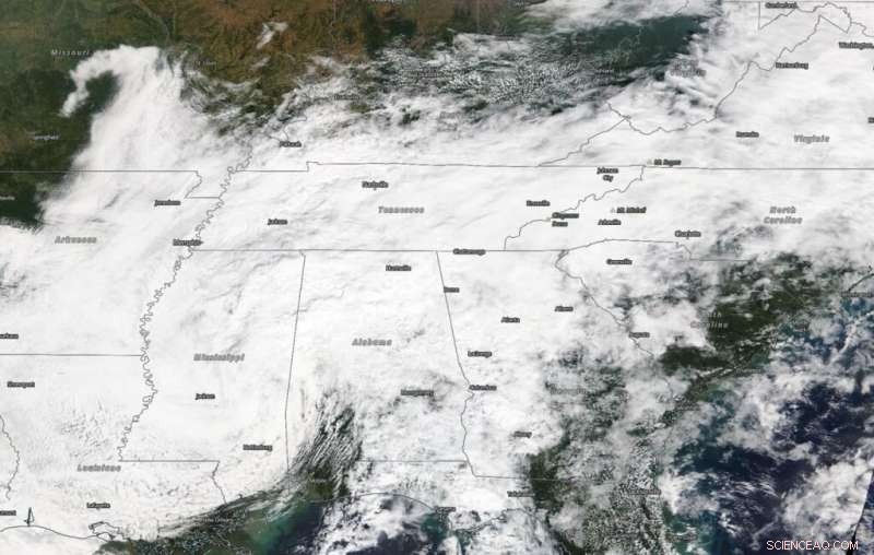 NASA Detects Post-Tropical Cyclone Beta’s Cloud Cover Across the Southeast US