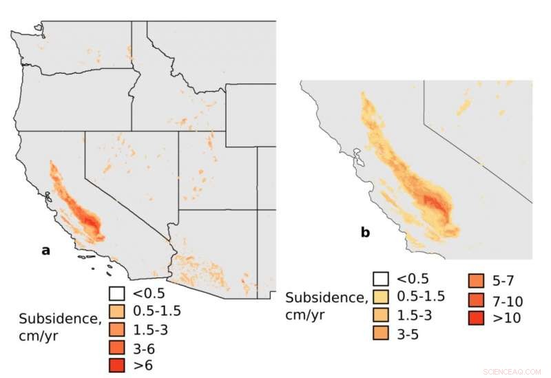 New Study Links Land Subsidence to Regions with High Groundwater Demand