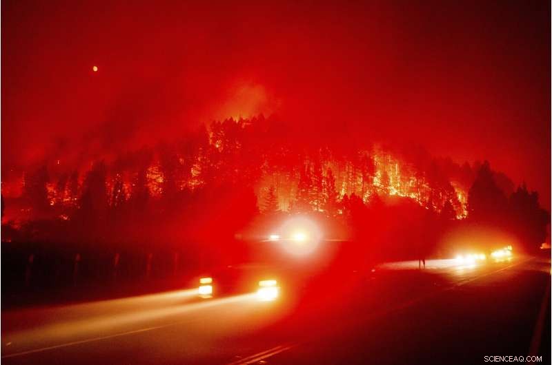 Weakening Winds Provide Critical Relief for Northern California Firefighters