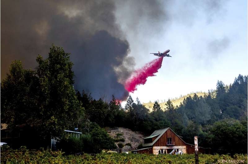 Weakening Winds Provide Critical Relief for Northern California Firefighters