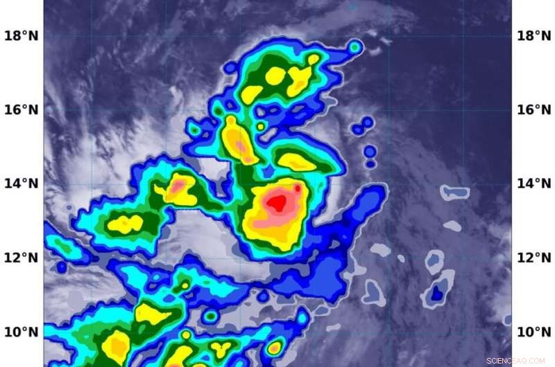 NASA Reports Heavy Rainfall and Intensification of Tropical Storm Marie