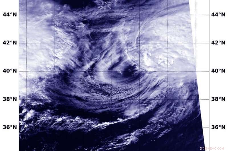NASA Satellite Data Confirms Kujira’s Shift into an Extratropical Cyclone