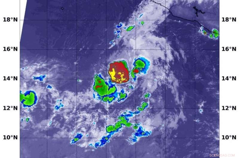 NASA Reveals How Dry Air Weakened Tropical Storm Norbert
