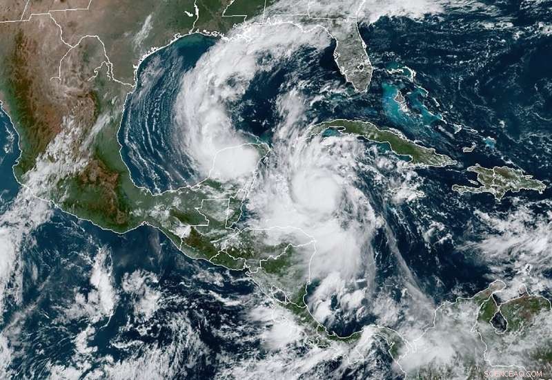 Hurricane Delta Weakens on Course Toward Mexico s Caribbean Coast