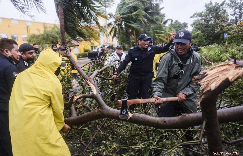 Hurricane Delta Brings Turbulence to Gulf Coast After Devastating Storm in Mexico