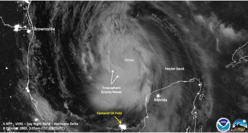 NASA Analyzes Hurricane Delta s Early Morning Structure