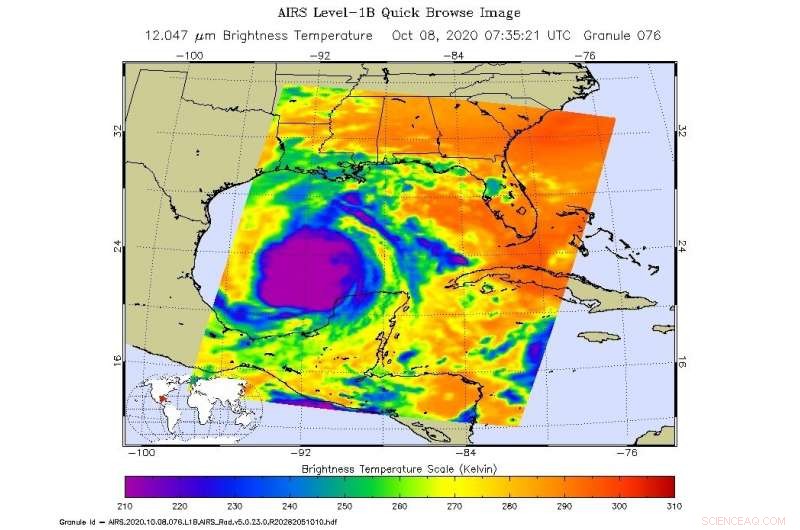 NASA Analyzes Hurricane Delta s Early Morning Structure
