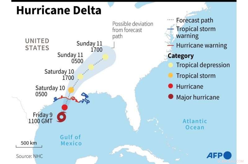 Hurricane Delta Hits Louisiana Coast with Ferocious Winds and Dangerous Storm Surge