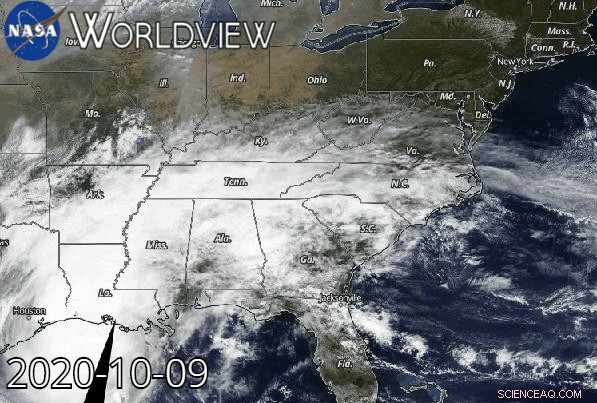 NASA Animation Shows the Dissipation of Tropical Storm Delta