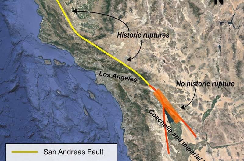 Ancient Lake s Role in Historical San Andreas Fault Ruptures