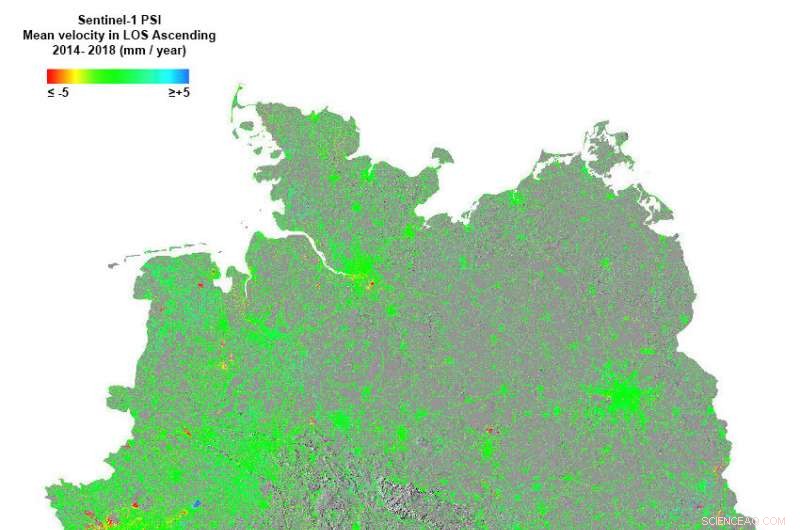 Germany s First Nationwide Ground Deformation Map (2014‑2018)