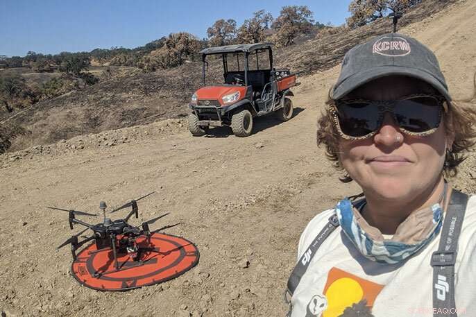 Drone Surveys Uncover Wildfire Damage and Restoration Progress in Natural Reserves