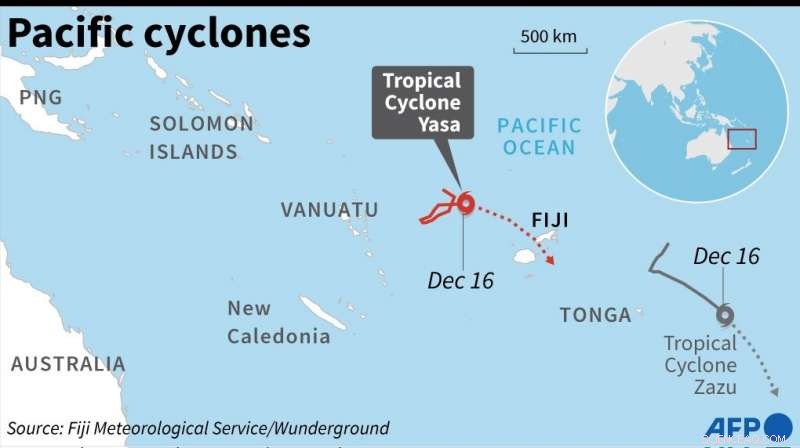 Fiji Residents Urged to Seek Shelter Ahead of Super Cyclone
