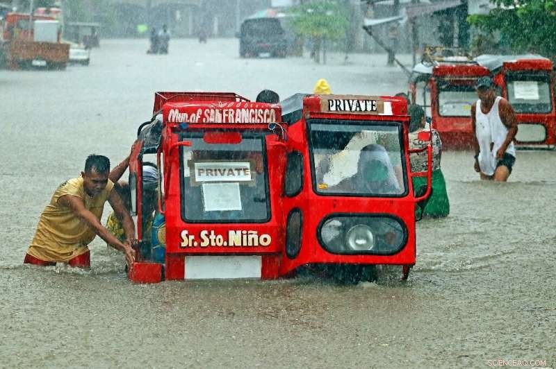 Philippine Storm Claims Two Lives, Hundreds Evacuate Amid Floods