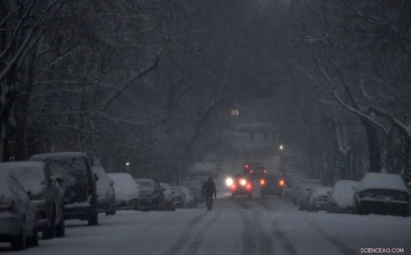 Madrid Grounded: Heavy Snowfall Disrupts Traffic and Services