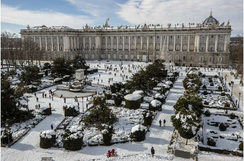 Spain Ramps Up Snow Clearing After Storm Filomena