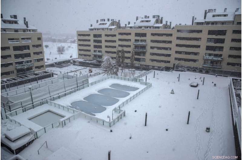 Record Snowstorm Claims Four Lives, Halts Major Spanish Regions