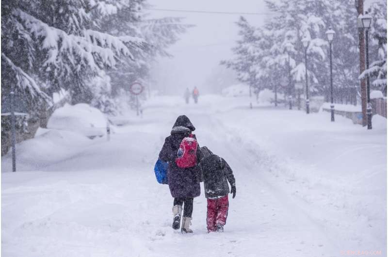 Record Snowstorm Claims Four Lives, Halts Major Spanish Regions