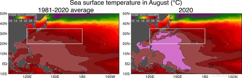Record‑Breaking August 2020 Northwestern Pacific Warming Driven by Human‑Induced Climate Change