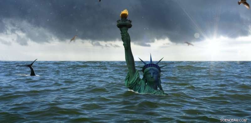 How Fictional Floods Forecast Real-World Sea‑Level Rise